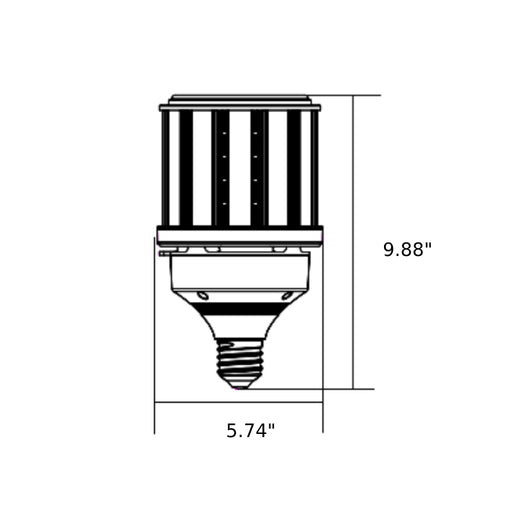 Westgate CL-HL 100W LED Corn Bulb, E39 Base, 3000K