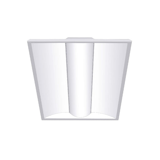 Columbia CLT24 2x4 CLT 25W/35W/45W LED Center Lens Troffer, 3CCT & Lumen Selectable, 120-347V