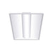 Columbia CLT24 2x4 CLT 25W/35W/45W LED Center Lens Troffer, 3CCT & Lumen Selectable, 120-347V