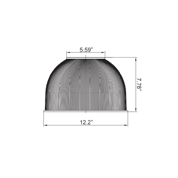 Westgate CMC4-PCR-KIT 12" Highbay Reflector Kit For CMC4