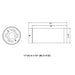 Westgate CMC4-RGBW 4" 15W LED Cylinder Light