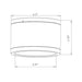 Westgate CMCW Series LED IP65 Surface Mount LED Cylinder Downlight, 3CCT Selectable, 120V, 36° Beam 