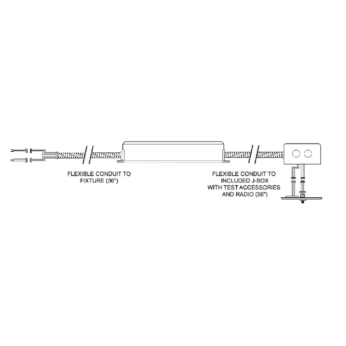 IOTA ILB CP10 HE AELR 10W Emergency LED Driver with Wireless Life Safety Reporting via Bluetooth