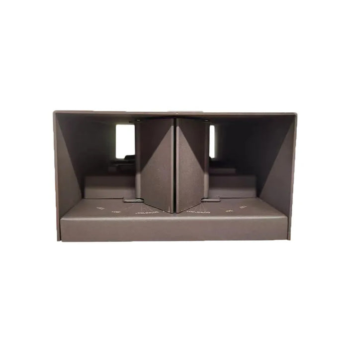Westgate CREA-56-MCTP Square Trim 14W/18W/24W LED Adjustable Beam Angle Wall Sconce, Power & CCT Selectable - Bronze