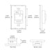 American Lighting CTRLW-DMXB-RGBW-4Z DMX GRBW 4 Zone Wall Control