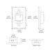 American Lighting CTRLW-DMXB-TW-4Z DMX Tunable White 4 Zone Wall Control