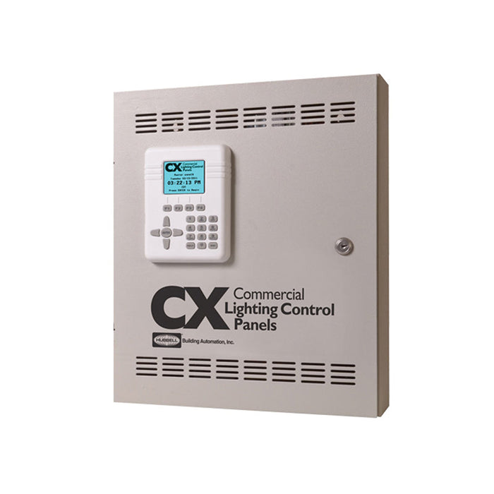 NX Lighting Controls Panel CX082S082NM 8 Relay 120/277V Input, with 8-20A/1P Electrically Held NO Relays NEMA 1 Surface Enclosure Master