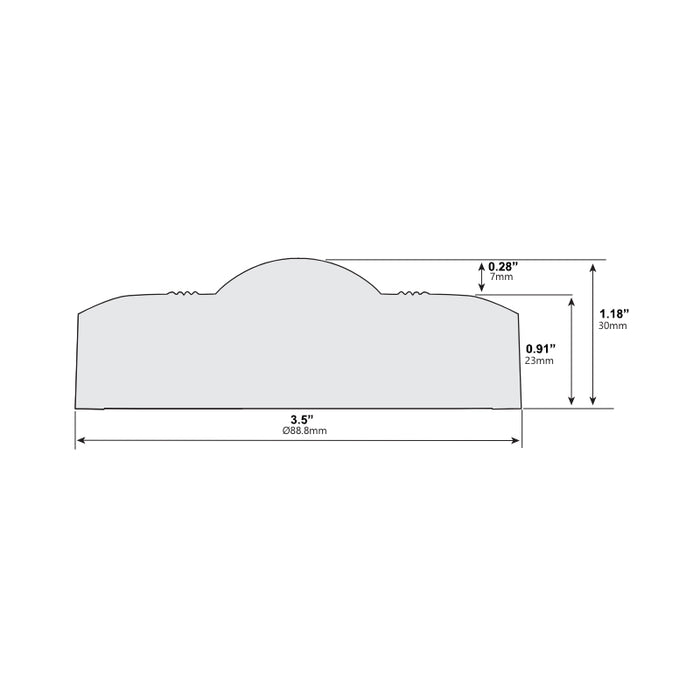 NX Lighting Controls NXC-WOS3-PC Wireless Ceiling Mounted PIR Occupancy and Photocell Sensor