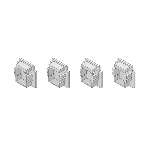 Diode LED 0.5" Mud-In Wall Reveal Channel - Accessory Pack