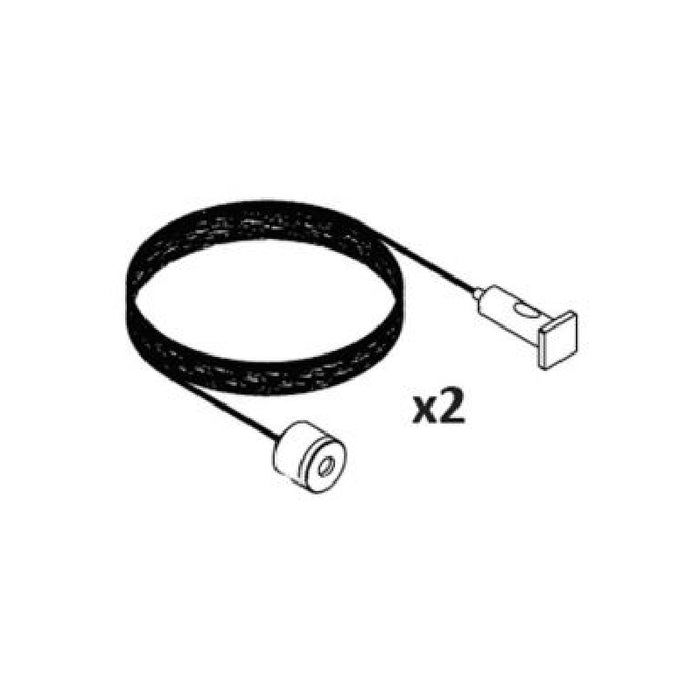 Diode LED Builder Channel SQUARE / 45° / DUO Hanging Hardware Kit