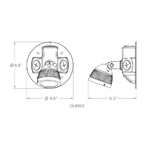 Dual-Lite DLRS Indoor LED Remote Head, Single Lamp