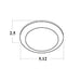 Westgate DLS4 4" 9W LED Round Disc Light, 2700K