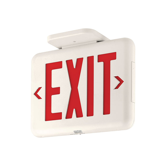 Dual-Lite EVEU EVE Series LED Exit Sign, Universal Face, AC Only