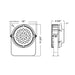 Westgate DMX-FL 72W LED Round Flood Light, RGBW