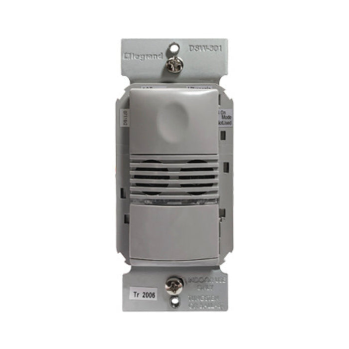 Wattstopper DSW-301 Dual Technology Wall Switch Occupancy Sensor - Gray