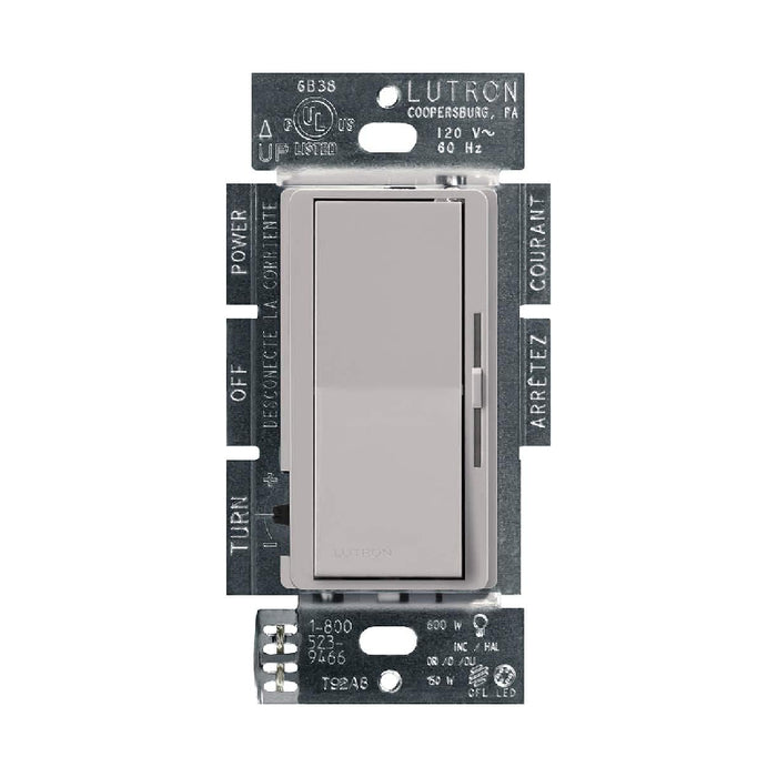 Lutron Diva LED+ Dimmer DVCL-153P – 150W LED / 600W Incandescent Single-Pole/3-Way Dimmer Switch, Preset Paddle
