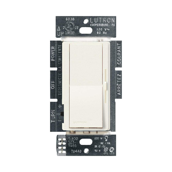 Lutron Diva LED+ Dimmer DVSCCL-153P, 150W Single-Pole/3-Way, for Dimmable LED, Halogen and Incandescent Bulbs