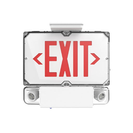 Dual-Lite DYNC Series NEMA 4X Combination LED Emergency Light/Exit Sign, Double Faces, 6W Capacity