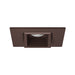 Elco E1L22 Oak 1" Square Recessed Pull Down-Bronze