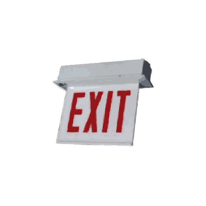 Sure-Lites ECHX Chicago Edge-Lit LED Exit Sign Housing, Recessed Mount