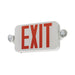 Lithonia Contractor Select ECRG LED Emergency Light/Exit Combo, Red/Green Selectable, Round Lamp Heads