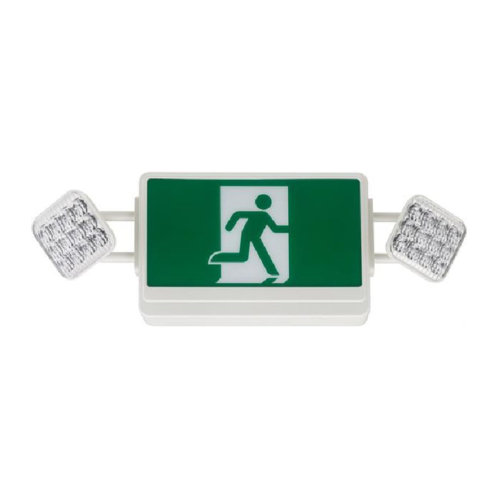 Lithonia ECRM LED Running Man Emergency Light/Exit Combo, High-output NiCad Battery