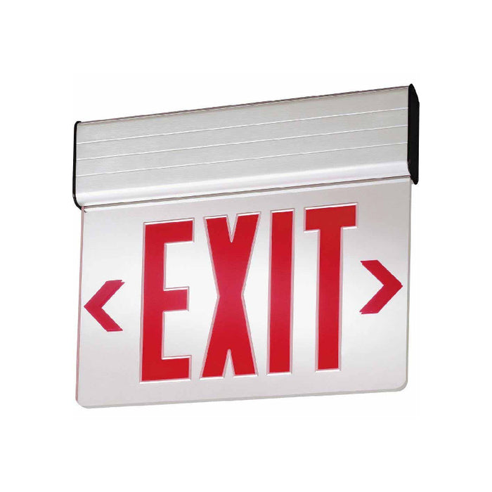 Lithonia EDG LED Edge-Lit Exits with Battery Backup, Single Face