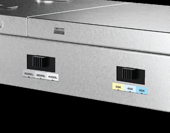 Oracle 2x2 Back-Lit LED Flat Panel with Selectable Lumens and CCT, Dim10 MVLOT
