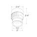 Elco ELK08CT5 Koto 10.5W LED Module, 825lm, 5CCT Selectable