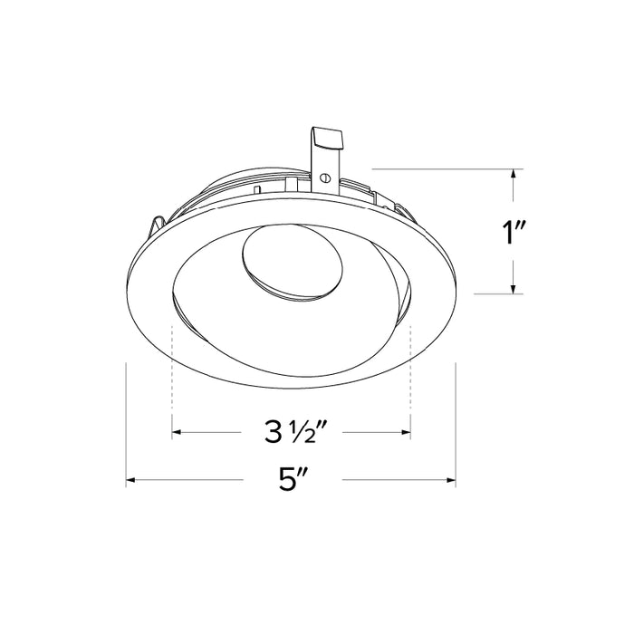 Elco ELK4179 Pex 4" Round Directional Gimbal