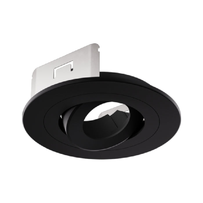 Elco ELK4188 Pex 4" Diecast Round Adjustable Spot Trim for Koto Module - Black