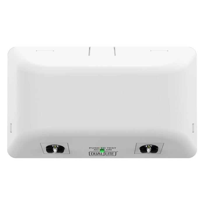 Dual-Lite EV4DI-02WAL LED Architectural Emergency Light, Self-Diagnostics, Lamps with Wide Area Lens