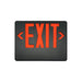 Dual-Lite EVCHLU High Lumen LED Combination Exit/Emergency Light, Universal Face, No Lamp-Heads