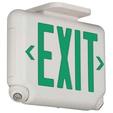 Dual-Lite EVC Series Combination LED Emergency Light/ Exit Sign, Universal Face