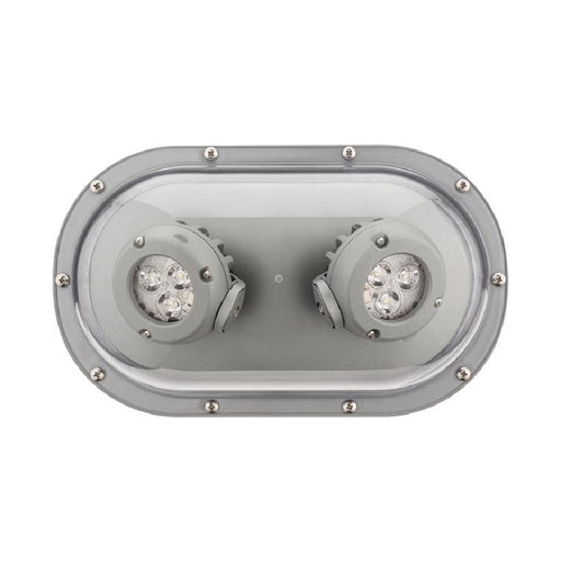 Lithonia EXTLRE Indura LED NEMA 4X Emergency Remote Head, Universal Voltage, 2200 lm, Twin Heads