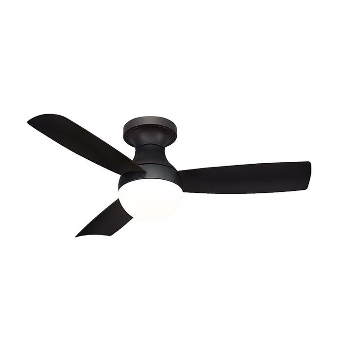 WAC F-004L Orb 44" Flush Mount Smart Ceiling Fan with LED Light Kit