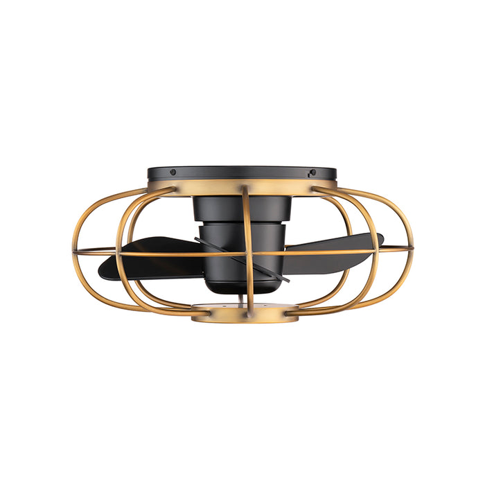 WAC F-096L Aella 22" Flush Mount Ceiling Fan with LED Light Kit