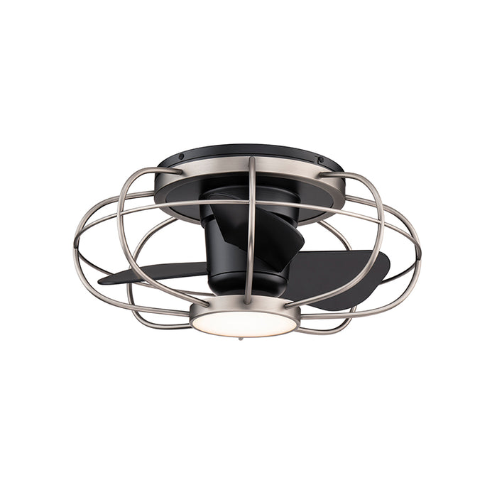 WAC F-096L Aella 22" Flush Mount Ceiling Fan with LED Light Kit