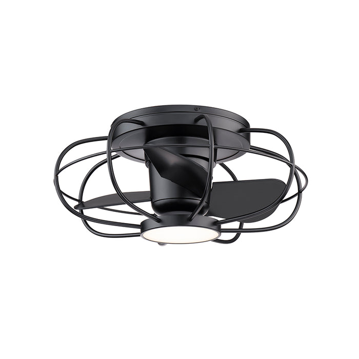 WAC F-096L Aella 22" Flush Mount Ceiling Fan with LED Light Kit
