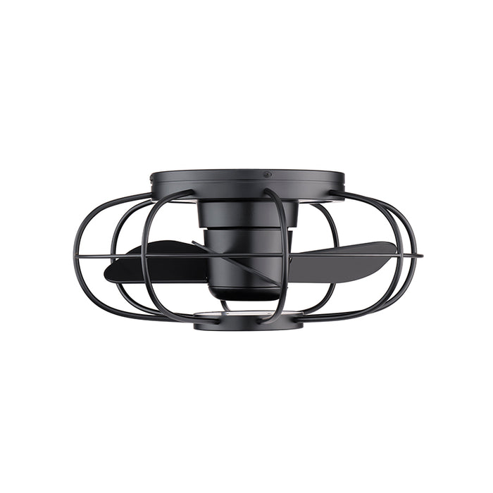 WAC F-096L Aella 22" Flush Mount Ceiling Fan with LED Light Kit