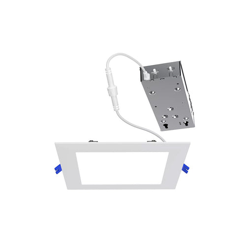 Lightolier FD4SSLMZ10SCTUW 4" LED Square Flat Downlight, Lumen & CCT Selectable