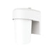 Halo FE12S40FD 11.5W LED Wall Sconce with Photocell, 4000K, 3 Lumens Selectable, 120V, Flood + Dusk-to-Dawn - White