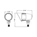 Westgate FLDX-MD 15W RGBW Bluetooth Westgate App Bullet Flood Light