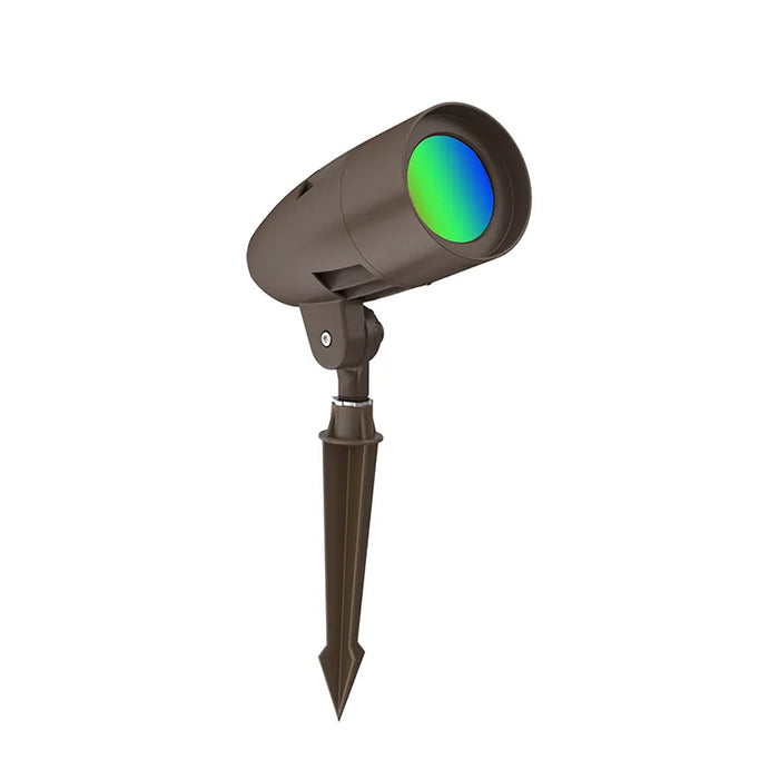 Westgate FLVX-MD 15W RGBW Bluetooth Westgate App Bullet Flood Light, 720 lm, 12V, Bronze