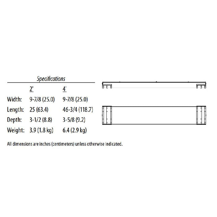 Lithonia FMLFUTL Futra 48" LED Linear Flush Mount