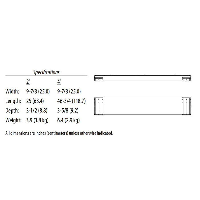 Lithonia FMLFUTL Futra 24" LED Linear Flush Mount
