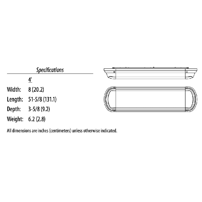 Lithonia FMLLBHL Lindbergh 24" LED Linear Flush Mount