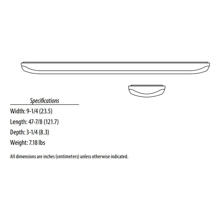 Lithonia FMLL 9 Litepuff 48" LED Linear Low Profile Flush Mount