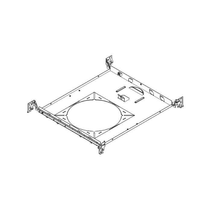 Prescolite FRAME8 LiteBox Pro 8" Round & Square Combination New Construction Mounting Pan
