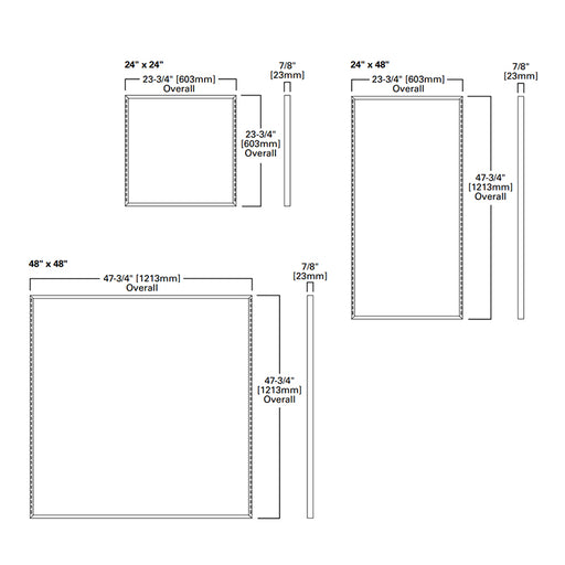 Fail-Safe CV-LEL-G Visual Therapy, Recessed Mount